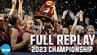 2023 NCAA womens gymnastics championship full replay [upl. by Ahsirtal795]