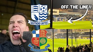 SOUTHEND VS WEALDSTONE1190th MINUTE SAVIOUR AS BLUES FORCED TO SHARE A POINT [upl. by Veradis]