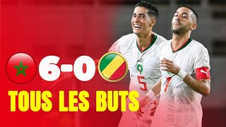 Eliminatoire Modial 2026 Maroc 6 vs 0 Congo Brazzaville [upl. by Atiekram]