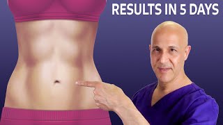 Tighten amp Flatten Your Stomach in 1 Move No SitUps or Gym Dr Mandell [upl. by Nerot]