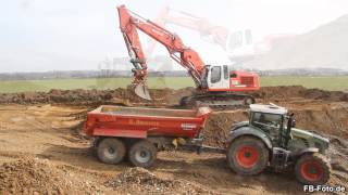 Fendt 927 und 930 im Baustelleneinsatz [upl. by Ika]