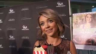 Sarah Hyland Talks About Producing and Starring In quotSee You in Valhallaquot Movie Premiere [upl. by Peer681]