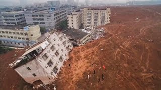 top5 Massive landslide Caught on Camera [upl. by Sille]