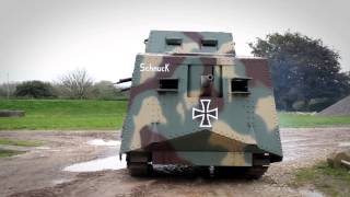 The A7V  German WWI replica tank  The Tank Museum [upl. by Velma]