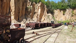 Feldbahn Dossenheim 600 mm  Steinbruch Leferenz 2022 [upl. by Josias]