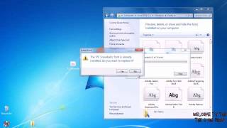 Learn How to install fonts on Windows 7 and Windows Vista [upl. by Akemad]