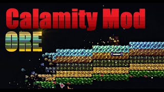 Terraria Calamity Mod ORE vs Ore Excavator Mod ll Satisfying Relaxing ASMR [upl. by Skipp]