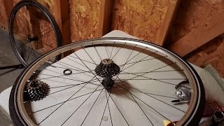 Installing 9 Speed Cassette On 11 Speed Hub 1X9 Speed Conversion Bike Blogger [upl. by Weinert]