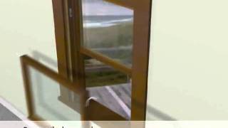 JELD WEN Vinyl Pocket Block Frame Replacement Window Installation [upl. by Mechling643]