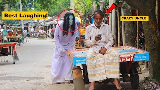 FUNNIEST STREET MAN PUBLIC PRANKS  BEST FUNNY JOKE PRANK FOR LAUGHING  DHAMAKA FURTI [upl. by Ynohtnael]