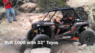 RZR 1000 with 33quot TOYOS [upl. by Hareenum]