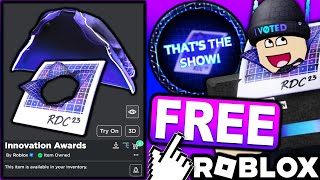 FREE ACCESSORIES HOW TO GET Roblox Innovation Awards 23 Memory Print amp Loose Jacket RIA 2023 [upl. by Yoshi]