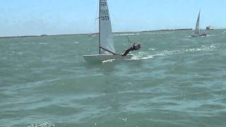 Contender Worlds Day 1 2012  sailing [upl. by Aicirtac615]