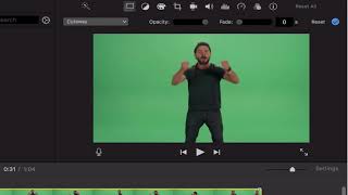 iMovie for Mac Advanced Techniques Green Screen [upl. by Egduj]