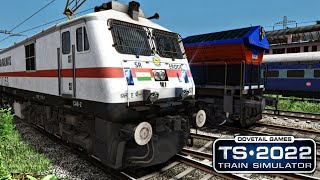 VENAD EXPRESS JOURNEY  LOCO CHANGE  COUPLING  Train Simulator 2022 [upl. by Enoed]