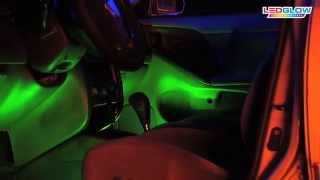 LEDGlow  4pc 7 Color LED Interior Car Lights and Truck Lights [upl. by Dlorej]