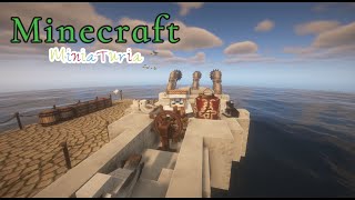 【Minecraft】ゆったり街作り【MiniaTuria】【3】 [upl. by Azar566]