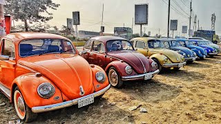 মাওয়া ঘাটে ভক্সওয়াগন গাড়ীর মেলা  Antique Volkswagen Beetle Roadshow Bangladesh [upl. by Liakim]