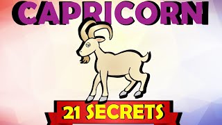 Capricorn Personality Traits 21 SECRETS [upl. by Yznil962]