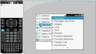 Calc 1 Maximum and Minimum Values TInSpire CX CAS ptB [upl. by Aguie]