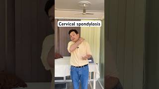 Cervical Spondylosis Neck and arm Pain How to sleep in neck pain shorts neckpain physiotherapy [upl. by Naud]