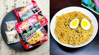 কোরিয়ান স্পাইসি রামেন নুডুলস রেসিপি। MrNoodles Korean super spicy Ramen recipe।Ramen recipe❤️‍🔥 [upl. by Brigham571]