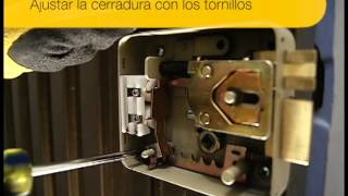 Video de instalación cerradura electromecánica con interruptor [upl. by Llenahc980]