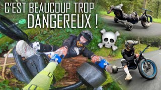 JESSAYE LE DRIFT TRIKE ET JE MEXPLOSE DANS LE RAVIN  😱 [upl. by Ibob]