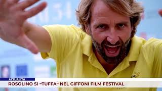 ATTUALITÀ ROSOLINO SI quotTUFFAquot NEL GIFFONI FILM FESTIVAL [upl. by Cower]